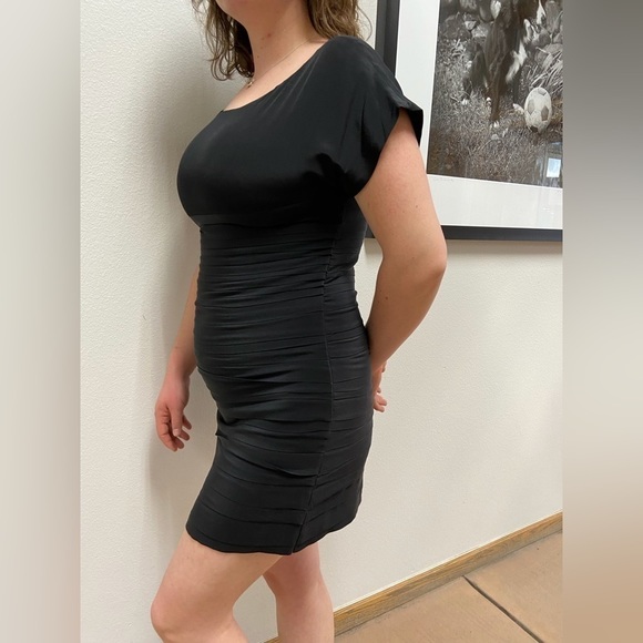 Geren Ford  Black Sheath Dress Women’s size L - Picture 2 of 9